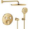 Grohe Set soffione doccia Grohe Rainshower 26066GL0, rubinetto per vasca e doccia Grohe Grohtherm SmartControl 29119GL0, 26574GL0, 27057GL0, 27074GL0, 28362GL1