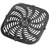 YJDOORPLAY Griglia per friggitrice ad aria CORSAIR antiaderente 24 x 25 cm quadrato AirFryer Rack parti di ricambio accessori piastra grill piastra più croccante vassoio con paraurti in gomma