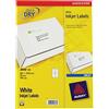Avery J8169-25 Quick Dry Etichette, 4 Pezzi per Foglio, 25 Fogli, 99.1 x 139, Bianco