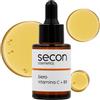 Secon Cosmetics Siero Viso Vitamina C + Niacinamide 30ml - Illuminante, Antimacchie, Antirughe - Con Bava di Lumaca - Pelli Sensibili - Made in Italy