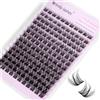 WENDY LASHES Ciuffetti Ciglia Finte D-Curl Style WD01 Soft Cluster lashes | Extension Ciglia Individuali Naturali Riusabile DIY Lash Extension a Casa 10-18mm Mixed