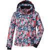 Killtec Bambine e ragazze Giacca da sci/giacca funzionale con cappuccio e paraneve KSW 211 GRLS SKI JCKT, hell rauchblau AOP, 128, 43598-000