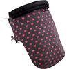 JYOKO KIDS Sacco Copripiedi Invernale Compatibile con Ovetti, Seggiolini Auto e Passeggini | Morbido Pile Teddy Extra Caldo | Prodotto in Spagna (FLUOR HEART, FLEECE - 80 Cm)