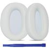 umvowuxa WH-XB900N/WH-CH720N/WH-CH710N Cuscinetti auricolari di ricambio compatibili con cuffie Sony WH-XB900N/WH-CH720N/WH-CH710N, Pad in Pelle Proteica Morbida e Memory Foam(Grigio chiaro)