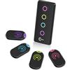 Esky Trova Chiavi, Versione Slim Localizzatore Chiavi LED Trasmettitore Wireless Localizzatore per Chiavi con 4 Ricevitori RF Localizzatore per Animali Domestici Chiavi o Portafogli una Buona