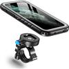 Cozycase Supporto Bici Moto Per iPhone 11 Pro Impermeabile - Metallo/Alluminio Porta Cellulare/Telefono/Navigatore Manubrio Mtb/Bicicletta Monopattino Elettrico Ebike Scooter Mountain Bike Waterproof