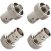 TengKo Originale SMA femmina a BNC femmina convertitore per radio a due vie BaoFeng UV-5R FD-880 e più antenna mobile (4 PCS)
