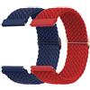 DMVEIMAL Cinturino 20mm Nylon per Samsung Galaxy Watch 7/6/5/4/FE 40mm 44mm/Watch 3 41mm/per Amazfit Gts 2 Mini/2/Gtr 4/Bip 3 Pro/Bip U,Cinturini 2PCS Sport per Smartwatch 6 Classic 47mm 43mm/5 Pro 45mm Band