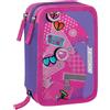 Astuccio Scuola Comix Wave 3 Zip Pin Girl