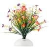 BDHYYM 6 Mazzi Fiori Artificiali per Esterni Piante Finte Resistenti ai Raggi UV in Plastica Fiori Finti da esterno per Esterni Interni Decorazione per Casa Balconi Portico