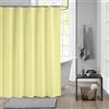 meioro Tende da Doccia a Tinta Unita,Peva Impermeabile Tenda da Bagno Include Ganci per Tende, Antimuffa Tenda Doccia Fodera per Vasche da Bagno (Giallo Chiaro, Larghezza 80cm x Altezza 180cm)