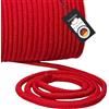 Turnbeutelliebe® - Cordoncino in 100% cotone, larghezza 8 mm, spessore - per borse e pantaloni - da cucire - molti colori e lunghezze - intrecciato - Cordino - Nastro (rosso, 1)
