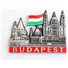 Designo Calamita da frigorifero in metallo, design unico, decorazione per casa, cucina, viaggi, vacanze, souvenir, regalo, attacca le tue liste, foto sul frigorifero (Budapest)