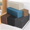 Hruile Cuscino per bracciolo rimovibile, dimensioni personalizzate, cuscino di supporto per braccioli del divano, con fodera rimovibile, rettangolare per testiera e collo (60 x 15 x 15 cm, beige)
