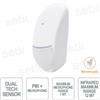 AMC GS PRO - Sensore Doppia Tecnologia PIR e Microfonico per rotture vetri - pet immune - AMC