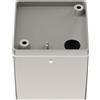 Applique da soffitto Quadrata GU10 IP54 in Alluminio e Vetro Inox