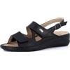 GRÜNLAND Sandalo Comfort | DAMI SE0207, Nero, 40 EU