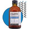 GOLD COLLAGEN COLLAGEN SUPERDOSE BY GOLD COLLAGEN Hair Growth - Integratore Capelli Liquido al Collagene Marino con Vitamina C, Biotina e Cheratina con Ingredienti Naturali, Fortifica Capelli, Pelle e Unghie 300 ml