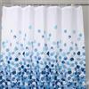 Gedy Tenda Doccia Tessuto Impermeabile in Poliestere Texture Dotty, Dimensioni L 120 x H 200 cm 8 Anelli Inclusi, Tenda Vasca Bagno Resistente a Muffa e Acqua, Bordi Cuciti Lavabile in Lavatrice