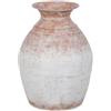 BigBuy Home Vaso bianco ferro 27,5 x 27,5 x 36,5 cm