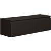 Selsey [P-317-072201-001-MMR] Szafka RTV Bemmi wisząca 100 cm Czarny