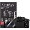kinokoo Pellicola protettiva per Panasonic Lumix S1II/S1 IIE/DC-GH7/DC-S1RII/DC-G97 Fotocamera - 0,25 mm, durezza 9H Pellicola in vetro temperato -anti-bolle, antigraffio (3 confezioni)