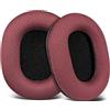 SOULWIT Padiglioni Auricolari ricambio per ATH M50X M50XBT M50RD M40X M30X M20X MSR7 SX1 Monitor Cuffie, Cuscinetti con Tessuto a Rete Resistente, Schiuma ad Alta Densità