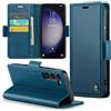 Rerzoiro Cover per Samsung Galaxy S23 Plus Custodia Portafoglio [Blocco RFID] Premium Pelle PU Wallet Case Flip Libro con Porta Carte Slot Supporto Flip Case per Samsung Galaxy S23 Plus, Blu