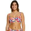 Sans Complexe Bikini Top Donna, Floreale Bianco, 75D