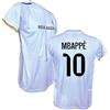 Generico Maglia Mbappe 9 Home Real M a d r i d 2025/2026 Ufficiale Autorizzata Taglie da Adulto e Bambino (IT, Testo, S, Bianco)