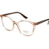 Vogue Eyewear Vo5356 - Occhiali da donna con montatura quadrata, Lenti trasparenti beige/demo
