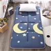 YOUGANG Futon, materasso da pavimento pieghevole, arrotolabile, tatami, singolo, matrimoniale, king size, futon giapponese, materasso da campeggio con retro antiscivolo (nero, 70 x 180 cm)