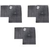 Renato Balestra 3 Set di 2 Asciugamani da bagno (1 viso e 1 bidet) Grigio Scuro