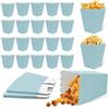 FINEASY 22Pezzi Scatole Sacchetti Pop Corn, Mini contenitori per Popcorn, Sacchetti per Compleanno, Popcorn Caramello per Feste Matrimoni Carnevale Favore Partito (Blu)