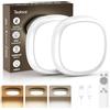 Tedmos Plafoniera LED Soffitto a Batteria, Luce Doccia Ricaricabile USB