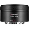 AstrHori AF 27mm F2.8 Obiettivo a focale fissa APS-C con grande apertura e messa a fuoco automatica,obiettivo pancake per Fotocamera Mirrorless for Fuji X Attacco(Nero)