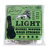 Bray 4 String Light Corde per Basso a 4 Corde (40-95) Perfette per Bassi Fender, Gibson, Yamaha, Squier e Ibanez - Includono Adesivo in Vinile