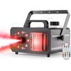 FODEXAZY Macchina per il fumo da 1200 W, con effetto magico a sfera e 9 LED RGB, 4 modalità dinamiche + 14 colori ambientali statici, telecomando senza fili, per DJ, Halloween, eventi sul palcoscenico