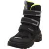 Superfit Snow Max Warm Gefütterte Gore-Tex, Stivali da Neve, Nero Giallo 0030, 29 EU Larga