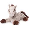Inware 6373 - Peluche a forma di cavallo Harry, sdraiato, 30 cm, beige/marrone