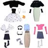 TYXHXTF 24 pezzi vestiti e accessori per bambole, compatibili con Barbie, 5 abiti da sera, set alla moda, per bambole da 11,5 pollici