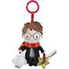 Rainbow Designs Harry Potter On the Go Activity Toy - Carrozzina e passeggino con clip giocattolo per neonati con scopa increspata e gufo che squittisce, giocattolo sensoriale di Harry Potter per bambini, accessorio