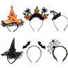 Winmany 6 fasce per capelli per Halloween, zucca, ragno, ragnatela, pipistrello, strega, trucchi o trattamento, accessori per costume per bambini, donne, adulti, feste di Halloween, cosplay, decorazione