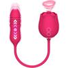 Generic Vibratore Fiore a forma di vaginale vibratore massaggio al capezzolo leccata orale vibratore del clitoride potenti giocattoli del sesso Per donne Masturbatore