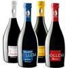 COLLESI BEER Birra Artigianale Collesi - Confezione Degustazione 4 Birre - IPA, Rossa, Bionda, Blanche - Confezione da 4 Bottiglie - 500 ml
