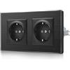 CNBINGO Presa in alluminio con porte USB (tipo C e tipo A) doppia