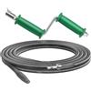 KGGZKG Pulitore a spirale per la pulizia dei tubi, 3 m x 10 mm, a spirale, per la pulizia dei tubi, a spirale, per la pulizia, per la cucina, con adattatore manuale