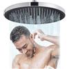 JINYOMFLY Grande Soffione per Doccia, 30cm Soffione Doccia a Pioggia Grande, Cipolla per Doccia Alta Pressione