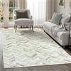 artyrugs Tappeto Lavabile in Lavatrice, 200x290cm, 75% Cotone Riciclato, Pelo Corto, Fondo Antiscivolo, Tappeti per Soggiorno, Camera da Letto, Cucina, Corridoio, Ufficio, Beige Antico
