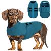 PUZAUKAL Maglione Cane Pile, Morbido Cappottino Cane Taglia Piccola Media | Caldo Maglioncino Per Cani E Gatti, Cappotto Pile Cani Taglia Grande, Gilet Bassotto Chihuahua Barboncino, Blu pavone S